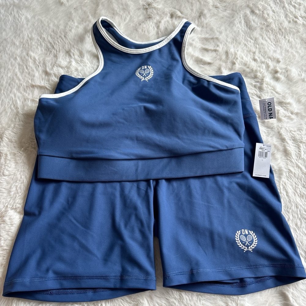 Old Navy Blue Activewear Set